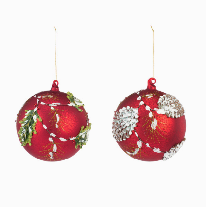 Holly Ornaments