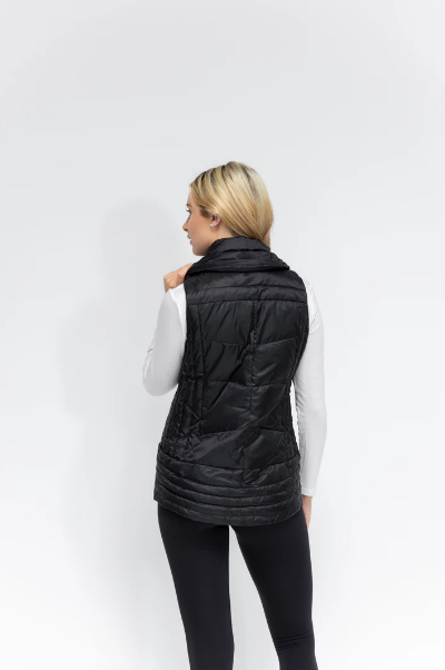 Anorak Metallic Quilted Vest