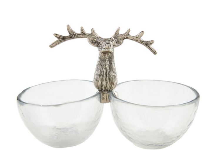 Deer Double Dip Dish