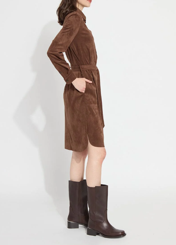 Lysse Schiffer Vegan Suede Dress