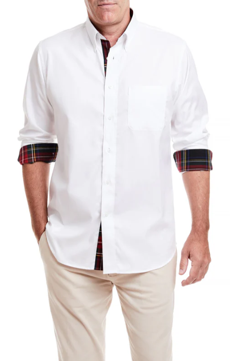 Chase Plaid Trim Oxford