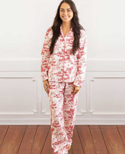 Santa Toile PJ Set