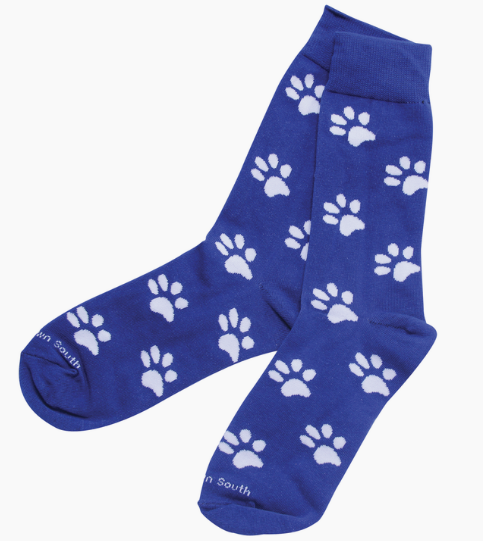 Blue Paw Socks
