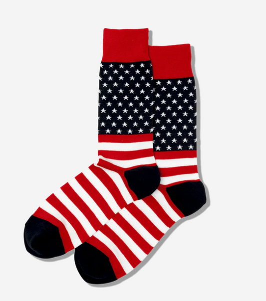 Men's Flag Crew Socks