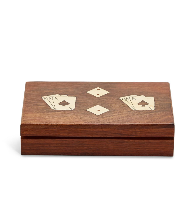 Wood Card/Dice Set