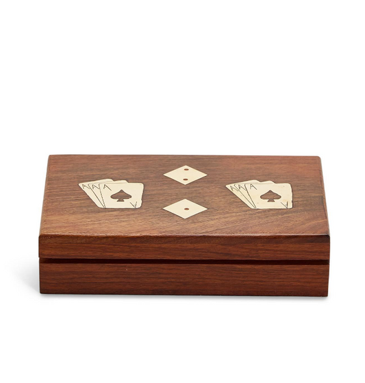 Wood Card/Dice Set