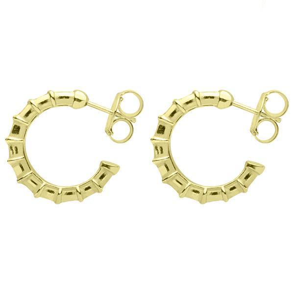 Small Kristie Bamboo Hoops