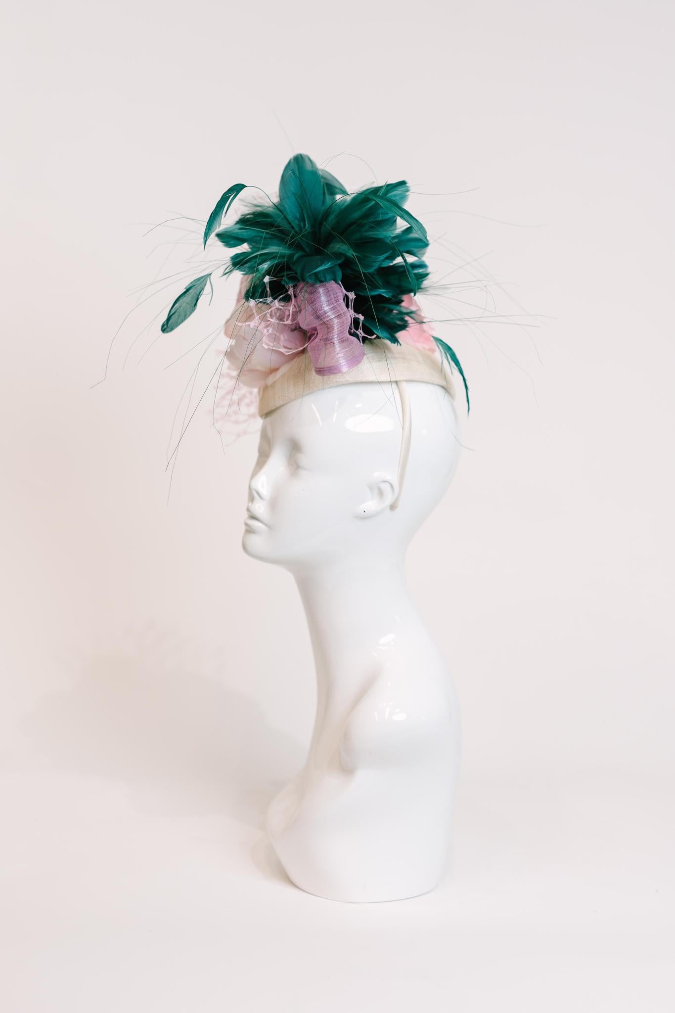 Fascinator Cream 1231