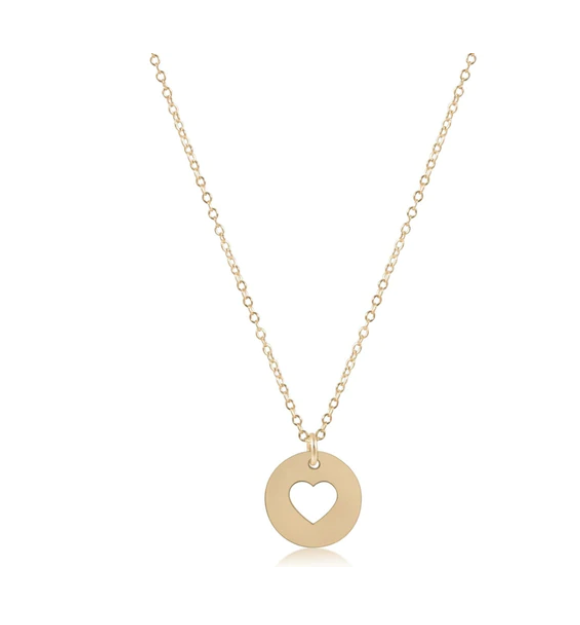16" Love Disc Necklace
