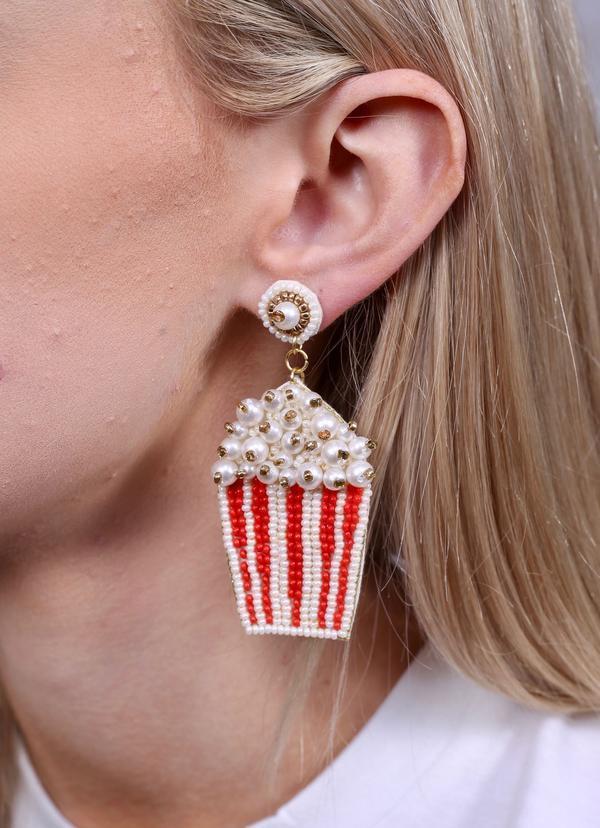 Popcorn Beaded Earring