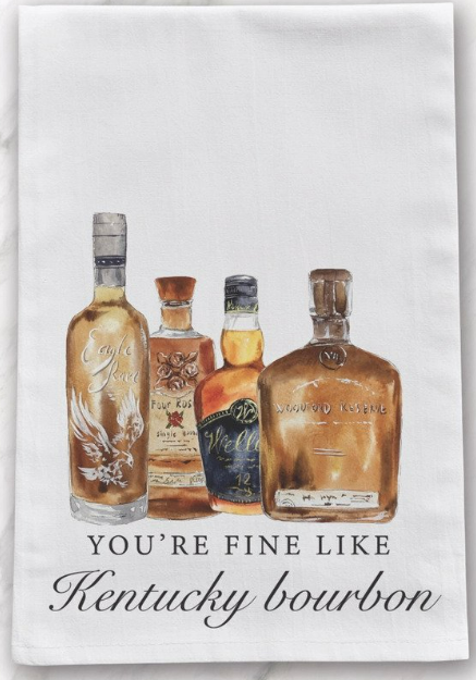 Fine Like KY Bourbon Tea Towel