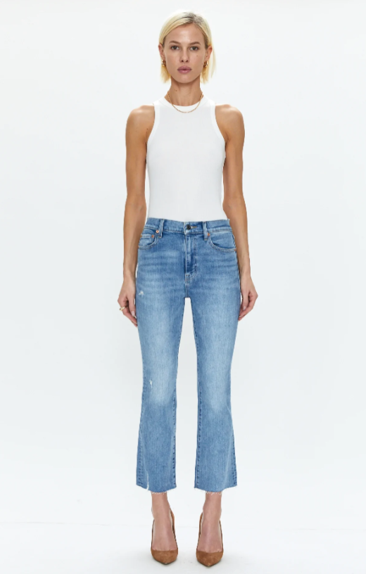 High Rise Crop Boot Jeans