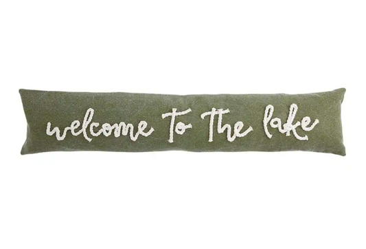 Welcome To The Lake Skinny Pillow