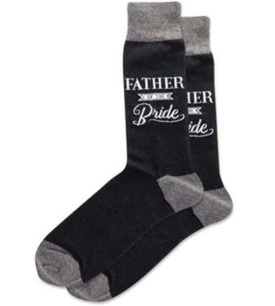 Men's Father of the Bride Crew Socks