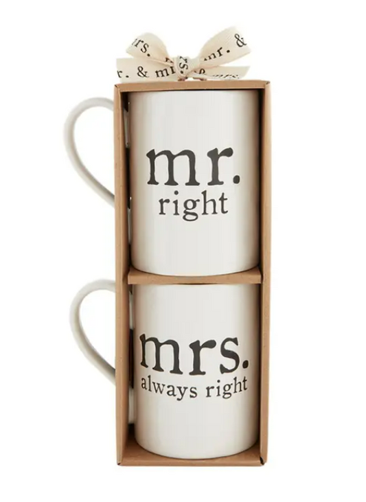 Mr & Mrs Coffee Mug Set