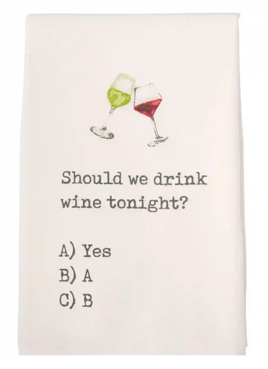 Should You Drink Wine Towel